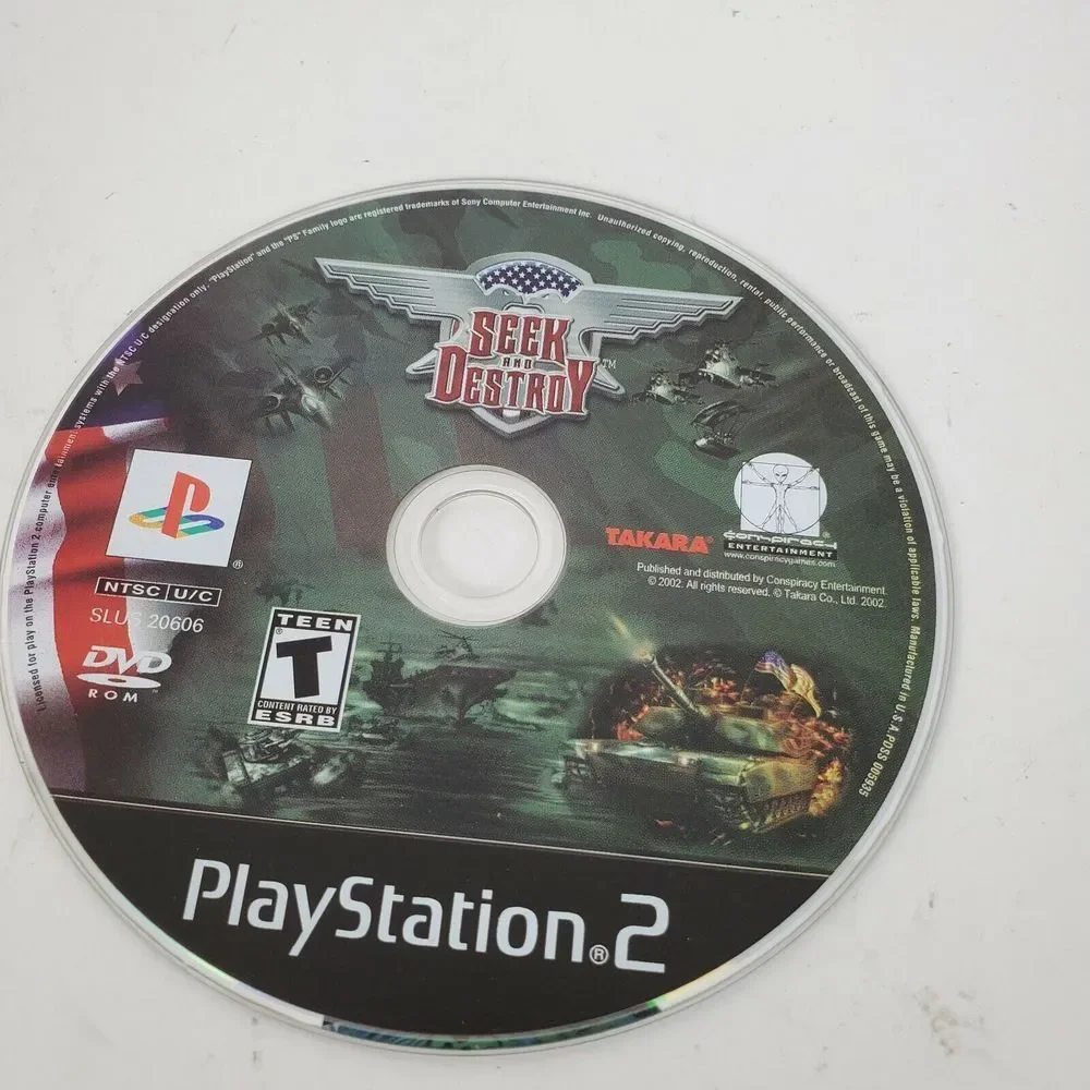 Seek and‎ Destroy PS2 PlayStation 2 Disc Only